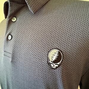 Grateful Dead Steal Your Face PGA Tour Golf Polo (L)